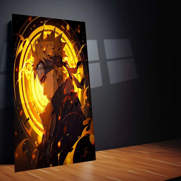 Kawaii Naruto Metal Poster | Cute Anime Wall Art | Adorable Ninja Aesthetic 4 - TURTLEWINGS 