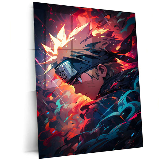 Kawaii Naruto Metal Poster | Cute Anime Wall Art | Adorable Ninja Aesthetic 6 - TURTLEWINGS 