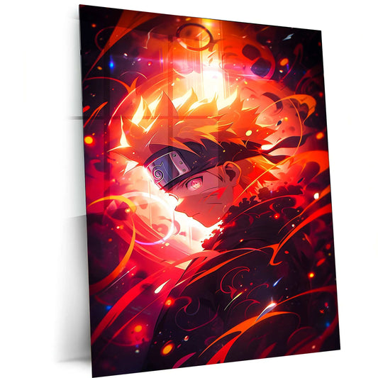 Kawaii Naruto Metal Poster | Cute Anime Wall Art | Adorable Ninja Aesthetic 7 - TURTLEWINGS 
