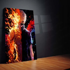 Anime Metal Poster | Tokyo Ghoul – Ken Kaneki Shadow Metal Poster | Dark Anime Wall Frame 03
