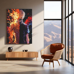 Anime Metal Poster | Tokyo Ghoul – Ken Kaneki Shadow Metal Poster | Dark Anime Wall Frame 03
