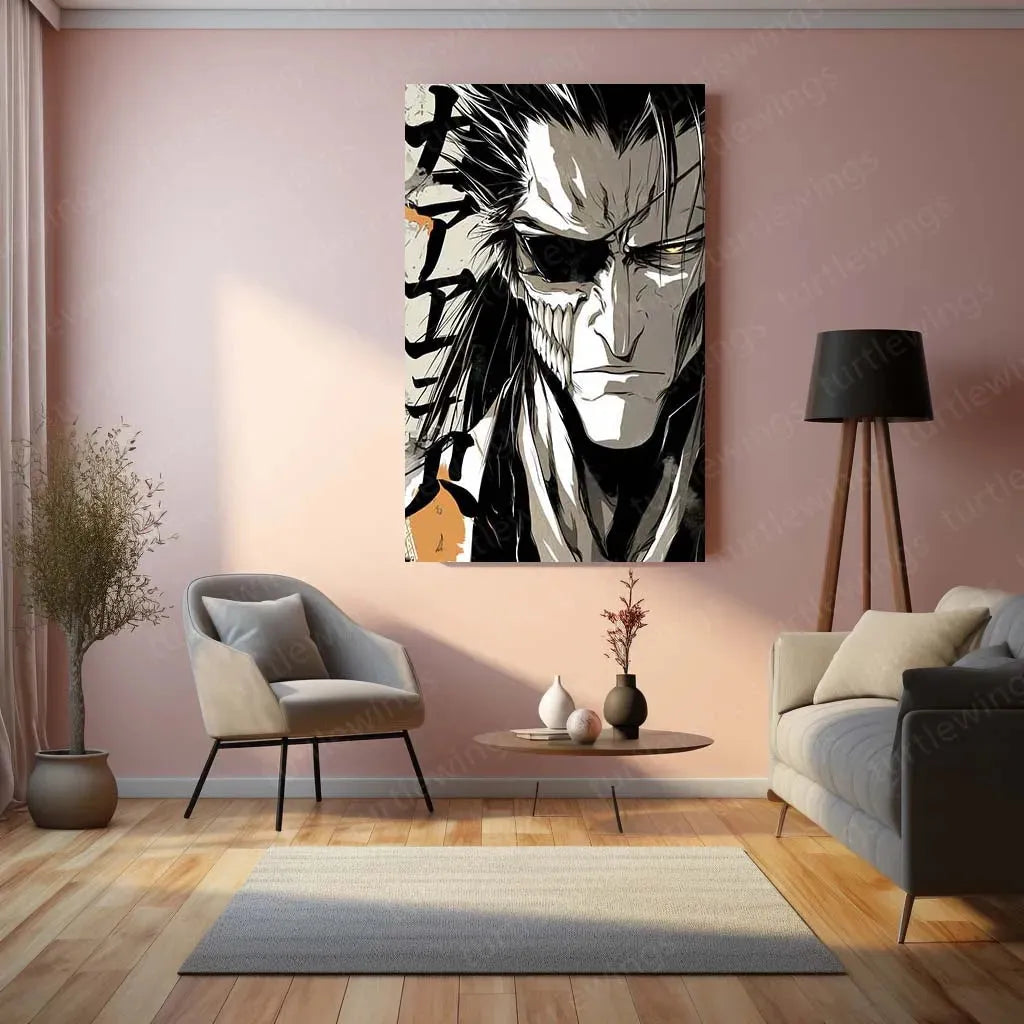 Bleach Metal Poster | Yoji Shinkawa-Inspired Art | Ichigo Kurosaki
