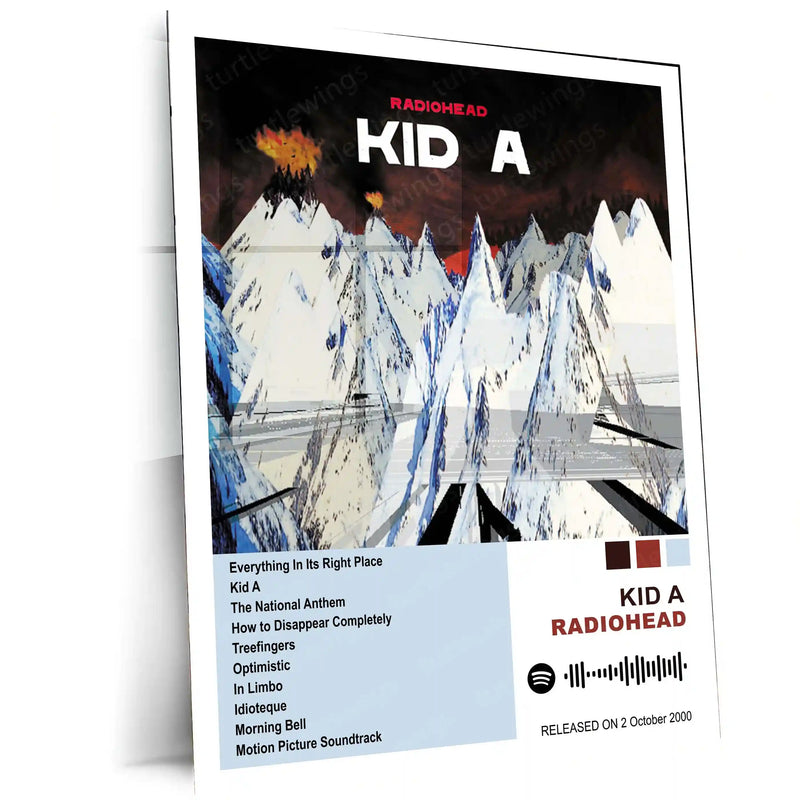 Radiohead Complete Collection | Set of 11 | Set of 8 | Set of 4 | Album Posters Metal Frames Alternative Evolution. Experimental Sound. Modern Art in Music. - TURTLEWINGS 