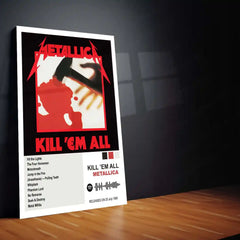 Metallica Complete Collection | Set of 11 | Set of 8 | Set of 4 | Album Posters Metal Frames Heavy Riffs. Legendary Albums. Thrash Metal History on Your Walls. - TURTLEWINGS 