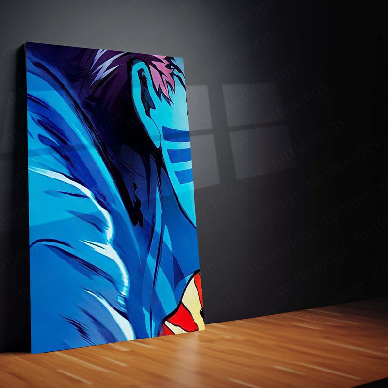 Anime Metal Poster Set of 3 | Demon Slayer | Kyojuro Rengoku VS Akaza Battle Triptych Wall Art