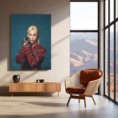 Lee Felix Metal Poster – Stray Kids Deep Voice & Dance Icon Wall Art for STAYs - TURTLEWINGS 