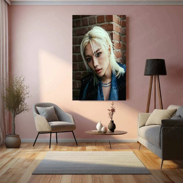 Lee Felix Metal Poster – Stray Kids Deep Voice & Dance Icon Wall Art for STAYs 2 - TURTLEWINGS 