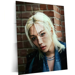 Lee Felix Metal Poster – Stray Kids Deep Voice & Dance Icon Wall Art for STAYs 2 - TURTLEWINGS 