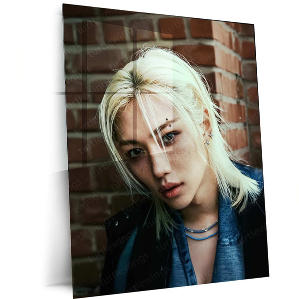 Lee Felix Metal Poster – Stray Kids Deep Voice & Dance Icon Wall Art for STAYs 2 - TURTLEWINGS 