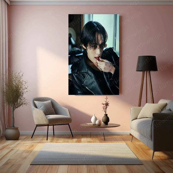 Lee Know Metal Poster – Stray Kids Dance King & Charismatic Performer Wall Art for STAYs 2 - TURTLEWINGS 
