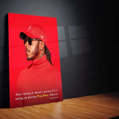 Lewis Hamilton F1 Metal Poster | Cars - TURTLEWINGS 