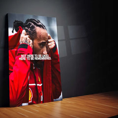 Lewis Hamilton Metal Poster | F1 Racing Legend Wall Art | Speed x Legacy Decor 01 - TURTLEWINGS 
