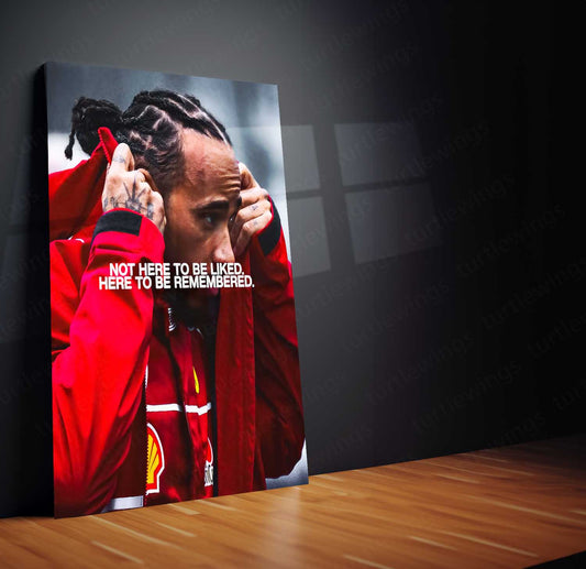 Lewis Hamilton Metal Poster | F1 Racing Legend Wall Art | Speed x Legacy Decor 01
