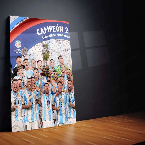 Lionel Messi Metal Poster – GOAT Football Wall Art 7 - TURTLEWINGS 