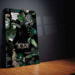 Loki Metal Poster – God of Mischief Wall Art | Marvel Villain Aesthetic Decor 2 - TURTLEWINGS 