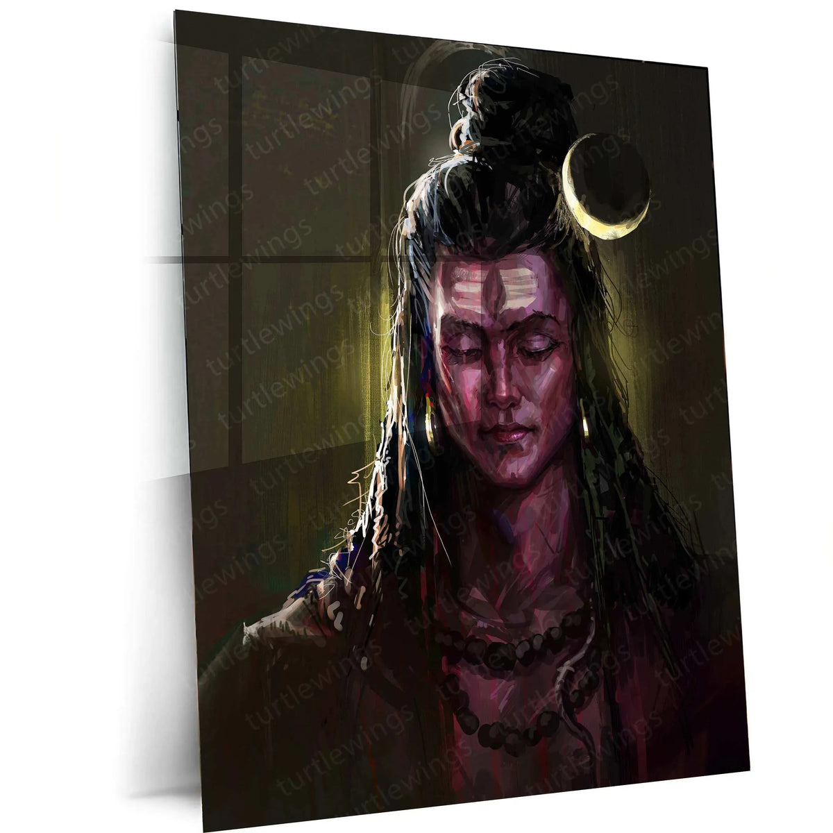 Shiv Turtle Lord Shiva Metal Poster – Mahadev Wall Art | Divine Hindu Spiritual De ...