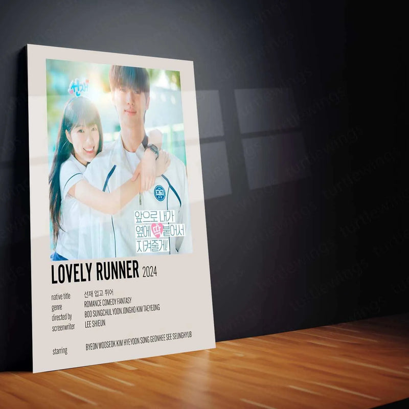 Lovely Runner Metal Poster – A Tribute to Time, Love, and Destiny - TURTLEWINGS 