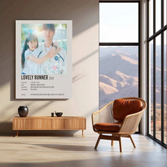 Lovely Runner Metal Poster – A Tribute to Time, Love, and Destiny - TURTLEWINGS 