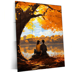 Love Art Metal Poster – Romantic Aesthetic Wall Decor 1 - TURTLEWINGS 