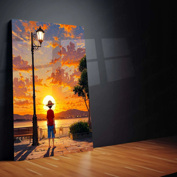 Anime Metal poster | Luffy One Piece Metal Poster – The King of Pirates Wall Art 01