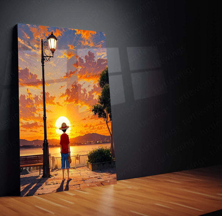 Anime Metal poster | Luffy One Piece Metal Poster – The King of Pirates Wall Art 01