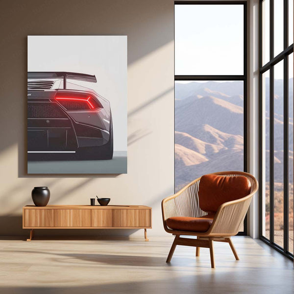 Lamborghini – Neon LED Metal Frame | Supercar Wall Art for Speed Enthusiasts