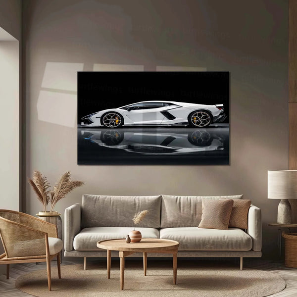 Car Metal poster | Lamborghini Metal Poster – The Ultimate Supercar Wall Art01 - TURTLEWINGS 