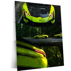 Car Metal Poster | Lamborghini | Relentless Speed, Power & Iconic Presence Metal Frame - TURTLEWINGS 