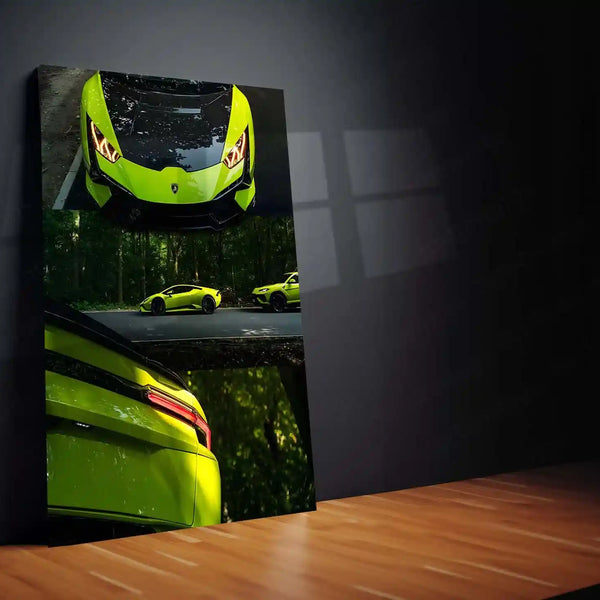 Car Metal Poster | Lamborghini | Relentless Speed, Power & Iconic Presence Metal Frame - TURTLEWINGS 