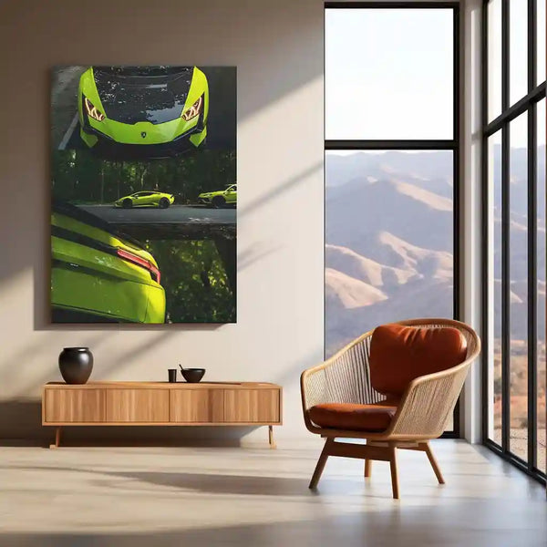 Car Metal Poster | Lamborghini | Relentless Speed, Power & Iconic Presence Metal Frame - TURTLEWINGS 