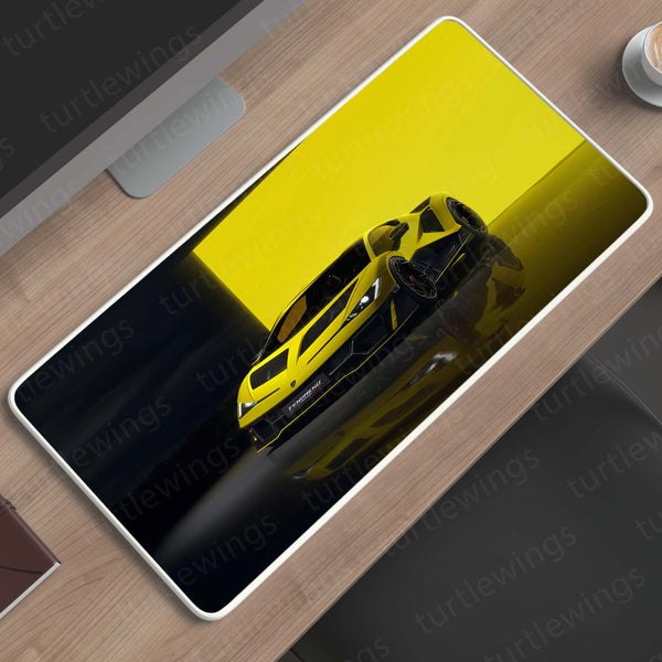 Lamborghini Fenomeno 2025 – Yellow Hypercar Deskmat