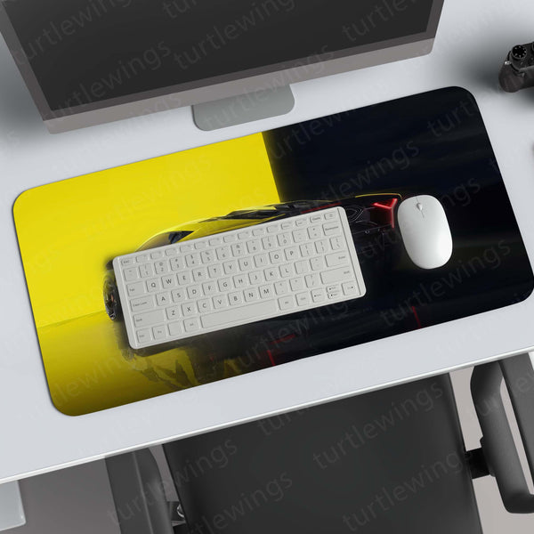 Lamborghini Fenomeno 2025 – Yellow Hypercar Deskmat 01