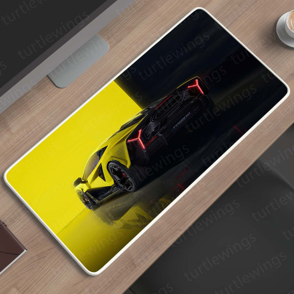 Lamborghini Fenomeno 2025 – Yellow Hypercar Deskmat 01