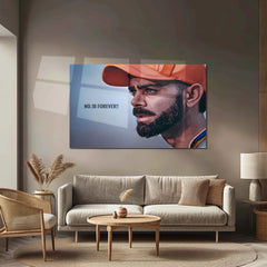Cricket Metal Poster | Virat Kohli Metal Poster – Iconic Cricket Legend Wall Art 3 - TURTLEWINGS 