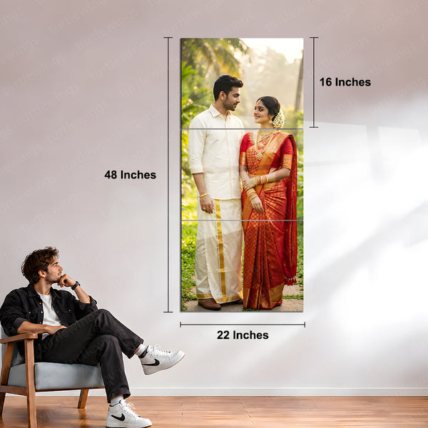 Custom Split Metal Photo Wall Art – Turn Your Photo Into 3, 4 or 9 Panel Wall Art