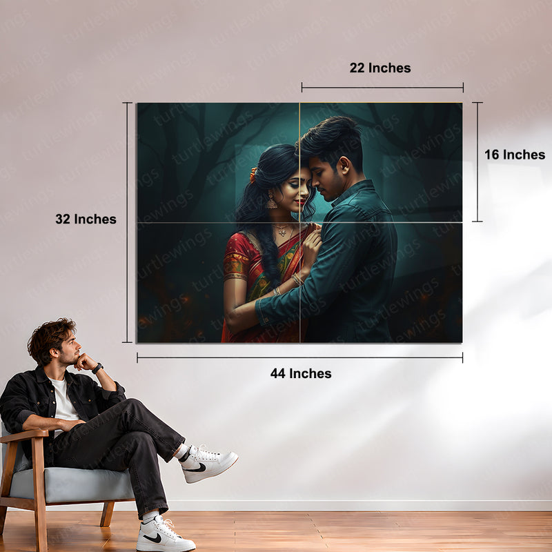 Custom Split Metal Photo Wall Art – Turn Your Photo Into 3, 4 or 9 Panel Wall Art