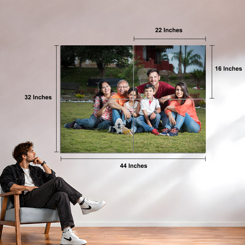 Custom Split Metal Photo Wall Art – Turn Your Photo Into 3, 4 or 9 Panel Wall Art