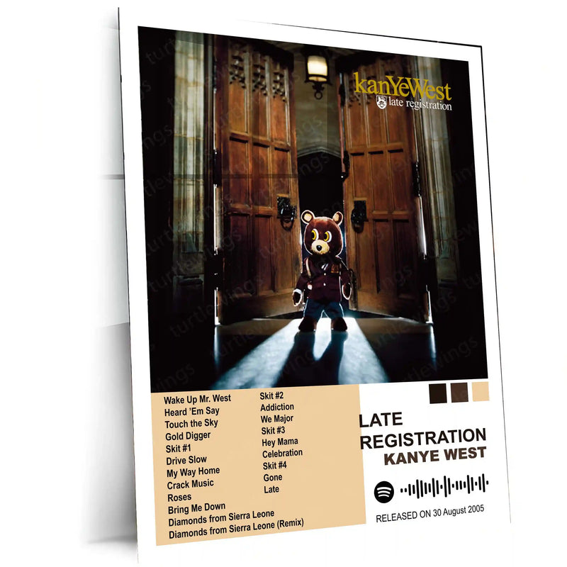 Kanye West Complete Collection | Set of 11 | Set of 8 | Set of 4 | Album Posters Metal Frames  Visionary Sound. Cultural Impact. Iconic Album Art Legacy.