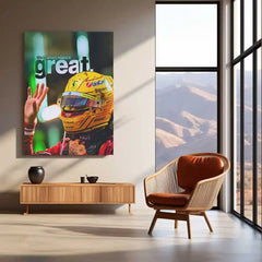 Quote Metal Poster | Life Is Short, Make It Great | Fearless Living & Championship Mindset Metal Frame - TURTLEWINGS 