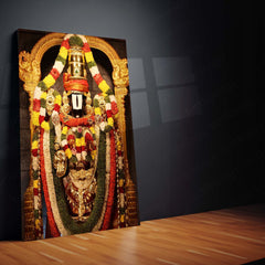 Spiritual Metal Poster | Lord Venkateswara – Divine Blessings Metal Poster | Tirupati Balaji Wall Frame 01