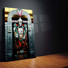 Spiritual Metal Poster | Lord Venkateswara – Divine Blessings Metal Poster | Tirupati Balaji Wall Frame
