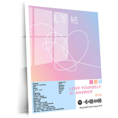 BTS – Complete Album Collection | Set of 8 | Set of 4 | Premium Metal Poster Set