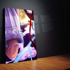 Anime Metal Poster Set of 9 | Luffy Gear 5 | One Piece Monkey D. Luffy Nika Wall Art | Gear Fifth Anime 9 Panel Metal Print