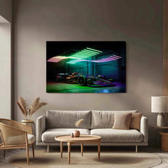 Mercedes-AMG Petronas Metal Poster | Formula 1 Racing Artwork | Silver Arrows Wall Decor - TURTLEWINGS 