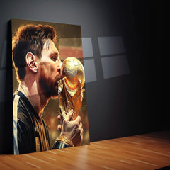 Lionel Messi Metal Poster – GOAT Football Wall Art 7 - TURTLEWINGS 