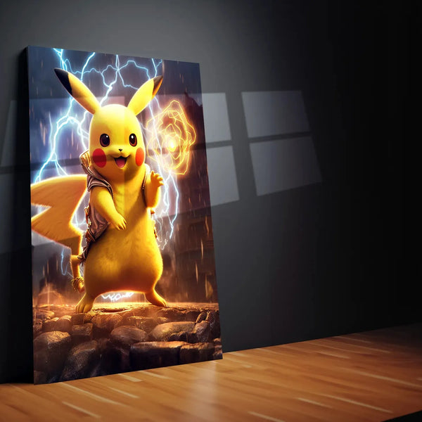 Pikachu Metal Poster Pokemon - TURTLEWINGS 