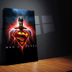 Superman Dc Metal Poster - TURTLEWINGS 