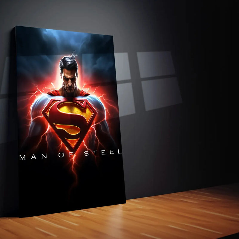 Superman Dc Metal Poster - TURTLEWINGS 