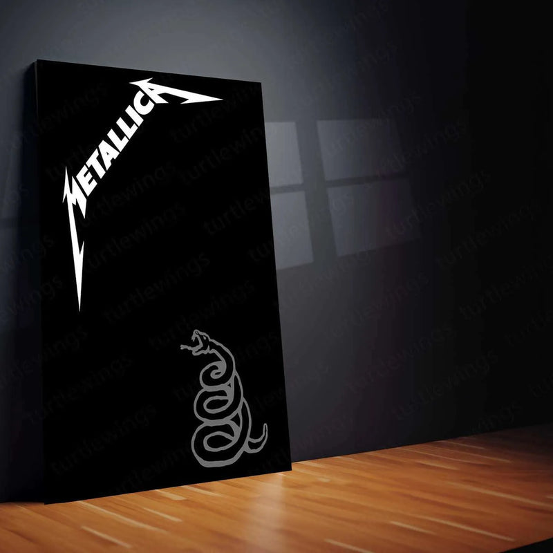 Metallica Metal Poster – Iconic Rock Band Wall Art | Heavy Metal Music Decor - TURTLEWINGS 
