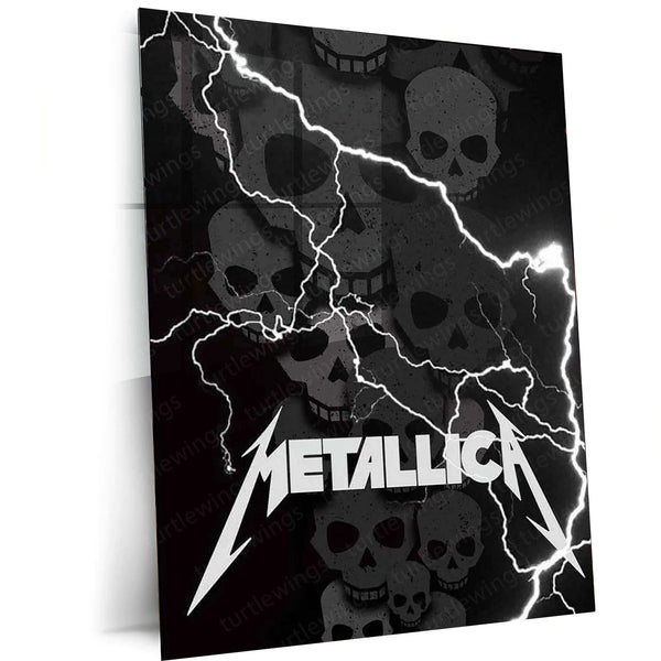 Metallica Metal Poster – Iconic Rock Band Wall Art | Heavy Metal Music ...